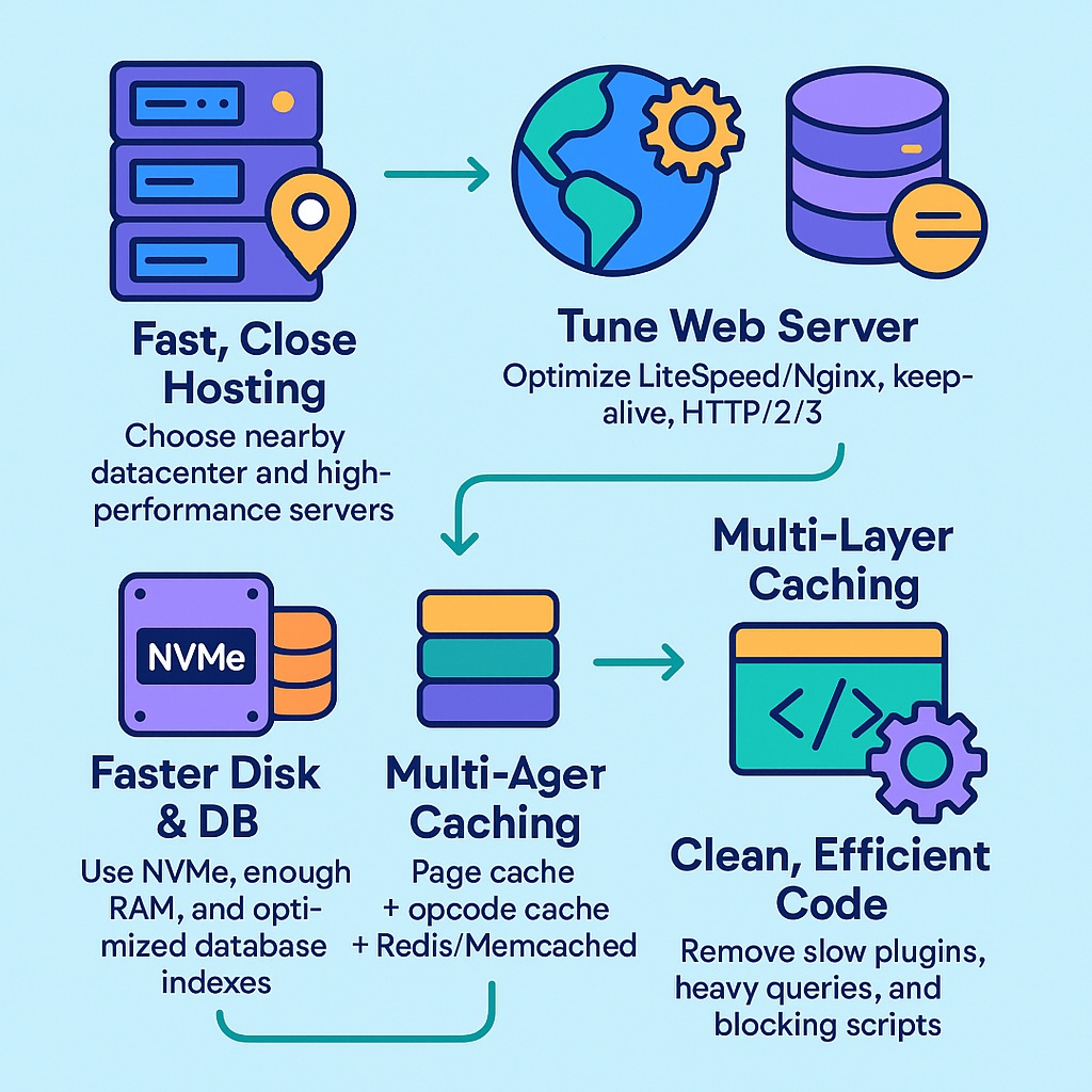 چطور TTFB را پایین بیاوریم